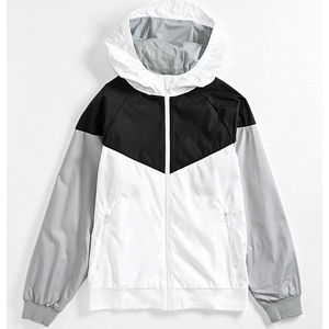 Veste coupe-vent de course pour homme, impression personnalisée de haute qualité, imperméable, coupe-vent, randonnée d'hiver, col montant, approvisionnement direct en usine - Product Image 1