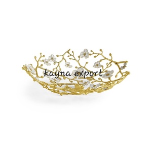 Frutero Chapado en cobre elegante de metal resistente a un precio asequible cuenco de aluminio barato con frutero con revestimiento de cobre para el hogar - Product Image 6