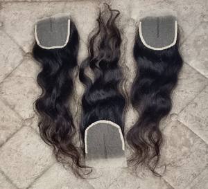 Brésilien de haute qualité dentelle fermeture 4x4 dentelle fermeture perruques droite perruque de cheveux humains fermeture pour les femmes - Product Image 2