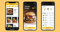 Aplicación de entrega de comida superior para MAC y Android |   Versión de Internet en Stock