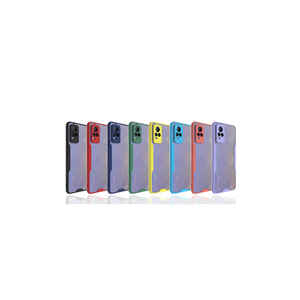 Étui de téléphone portable antichoc transparent métallique en PC et silicone Netzy Safa Parfe Premium pour Vivo V21E Oppo Transparant - Product Image 4