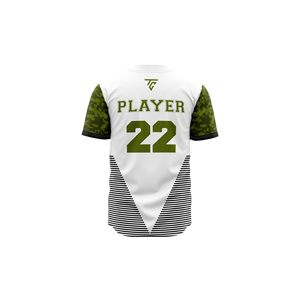 Camiseta de béisbol unisex para jóvenes, uniforme de la mejor calidad con impresión lisa personalizada, camiseta por sublimación con botones en blanco para ropa de béisbol y softball - Product Image 4