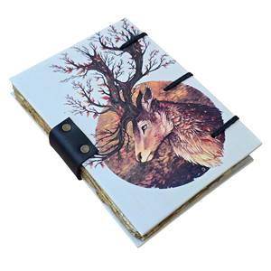 Diario de Tapa Dura con Cierre Metálico y Páginas Oxidadas - 7 pulgadas X 5 pulgadas, Páginas - 100 - Product Image 4