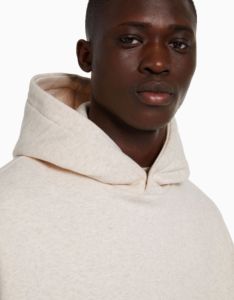 OEM de los hombres 100% de algodón en blanco de gran tamaño térmica sudaderas con capucha personalizado Puff impresión Logo Tallas grandes Unisex Sudadera con capucha para los hombres - Product Image 3