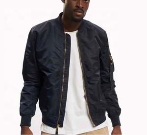 Blouson Bomber Homme Personnalisé de Haute Qualité, Veste Décontractée en Toile, Col Montant, Respirant, Séchage Rapide, Hiver, Style Urbain - Product Image 1