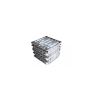 Lingots d'antimoine 99,65 % 99,85 % 99,9 % non alliés, blanc argenté, usage industriel, norme internationale, poids métallique, origine kg, modèle