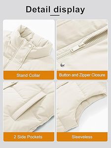 Venta Directa de Fábrica, Chaleco Acolchado con Cremallera Personalizado, Transpirable, de Alta Calidad, Informal, para Hombre, para Invierno, 100% - Product Image 2