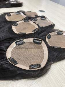 Cabello humano 100% Virgen Remy Transparente Silkbase Doble dibujado cabello vietnamita de alta calidad - Product Image 5