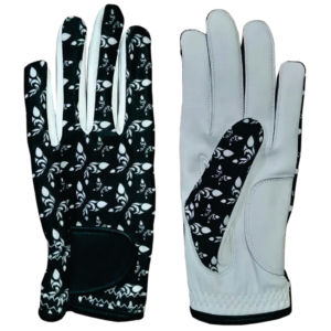 Gants de golf personnalisés de haute qualité en cuir véritable Nouveau Cabretta de style classique avec un design de Licra sublimé Design personnalisé en gros - Product Image 1
