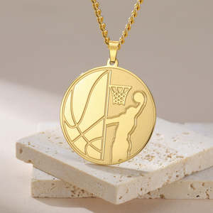 925 Silver <b>Basketball</b> Charm Pendant 14k Gold Plated Sports Soccer Amulet Pendant Jewelry <b>Gifts</b> for <b>Basketball</b> Fan Women Men - Product Image 2