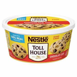 Pour Nestlé Toll House Pâte à biscuits au fromage épicé Goût original avec saveur douce Texture dure Emballage de boîte de cuisson en rouleau - Product Image 2