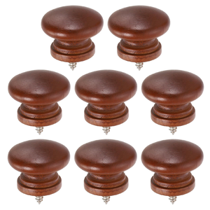 ลูกบิดและมือจับไม้มะม่วงลูกบิดลิ้นชักหลุมเดียวตู้ครัวใช้ - Product Image 5