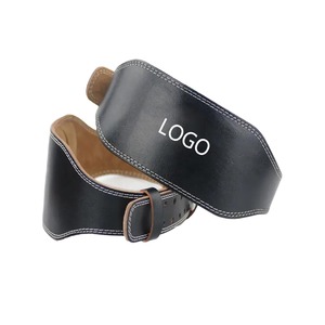 Ceintures en cuir d'haltérophilie pour le soutien dorsal et l'entraînement physique Ceintures d'haltérophilie en cuir avec logo personnalisé - Product Image 1