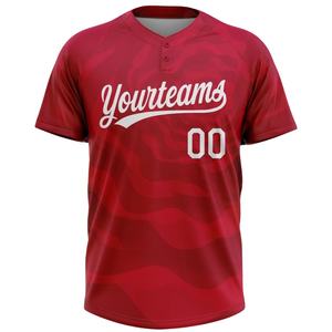Conjuntos de Uniformes de Béisbol y Sóftbol Personalizados para Hombre, Transpirables, Sublimados, Camisetas 100% Poliéster de Secado Rápido - Product Image 1
