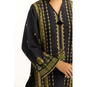 Conjunto de Traje de 3 Piezas con Estampado Khaddar para Mujer IUSTKSD-1409 - Product Image 6