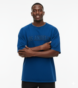 Sudadera de invierno para hombre de alta calidad 100% algodón de gran tamaño suelta Casual manga corta impresión Digital al por mayor personalizado - Product Image 2