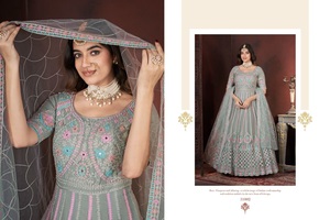 Nueva colección de vestidos bordados largos durados hasta el suelo - Product Image 4