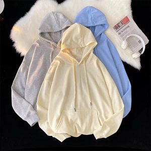 เสื้อสเวตเตอร์มีฮู้ดสำหรับผู้ชายไซส์ใหญ่พิเศษเสื้อสเวตเตอร์ผ้าฝ้ายพิมพ์โลโก้ตามสั่ง - Product Image 5