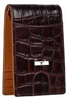 Premium Croc Derniers Hommes Portefeuille De Luxe Avec Pince À Billets Cartable Vintage Portefeuille En Cuir Accessoires Pour Hommes Portefeuille De Mode