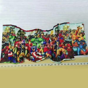 Corsets personnalisés en satin imprimé Avengers Super-héros pour Halloween, avec transfert thermique - Product Image 3