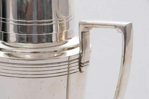 Grand shaker à cocktail Asprey & Co plaqué argent Shaker à cocktail en acier inoxydable Outils de barman Mélangeur à boisson Meilleur 2024 - Product Image 4