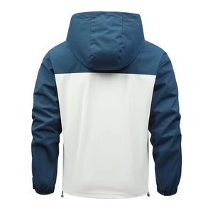 2025 OEM venta al por mayor de chaqueta cortavientos de alta calidad hombres deporte ligero impermeable con capucha chaqueta cortavientos - Product Image 2