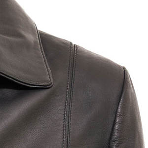 Stylish Genuine Leather Quilted Waterproof Biker <b>Jacket</b> for <b>Women</b> Comfortable Casual Daily Outerwear with Breathable Feature - Product Image 6