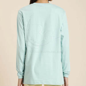 เสื้อเชิ้ตแขนยาวผู้หญิงสไตล์ลำลองสำหรับฤดูใบไม้ผลิ คุณภาพพรีเมียม เป็นมิตรกับสิ่งแวดล้อม ระบายอากาศได้ดี แห้งเร็ว น้ำหนักเบา ผลิตจากโพลีเอสเตอร์/คอตตอน - Product Image 3