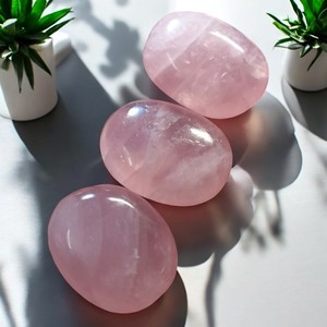 Natural Healing Rose Quartz <b>Crystal</b> Palmstone Polished Love Theme Home Decor and Best Gift Other <b>Crystal</b> <b>Crafts</b> Product - Product Image 1