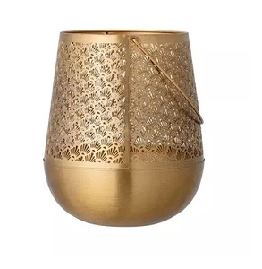 Venta caliente portavelas votivo de Metal chapado en oro al por mayor votivo para la decoración del hotel en casa último de alta venta de alta calidad moderna - Product Image 2