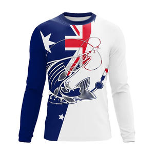 Ropa de Pesca, Camisa de Pesca con Diseño Personalizado, Unisex, Manga Larga, Absorbe la Humedad, Impermeable, Secado Rápido, UPF 50 - Product Image 2