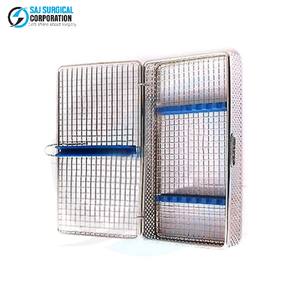 Cesta de Microcirugía Oftálmica con Tapa, Insertos de Acero Inoxidable, Tiras Reutilizables, Duraderas, Certificadas por la CE, Cesta de Esterilización para Cirugía General - Product Image 4