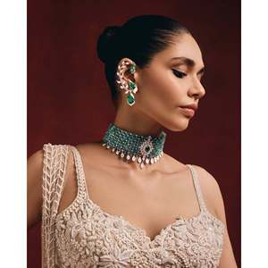 Pendientes de esmeralda con diseño de gota - Product Image 5
