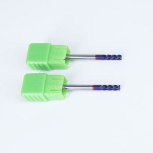 Lớp phủ nano màu xanh cứng-Dao phay đáy phẳng bfl dụng cụ cắt cacbua trên và dưới chế biến gỗ - Product Image 5