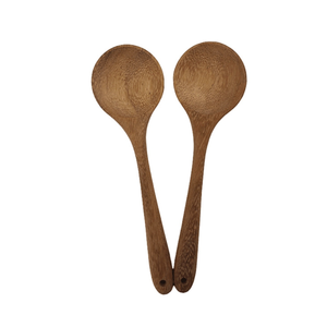 Cuchara de Cocina de Madera de Caoba Natural Diseñada para Servir y Voltear Alimentos con Acabado Fino Hecho en Vietnam - Product Image 2