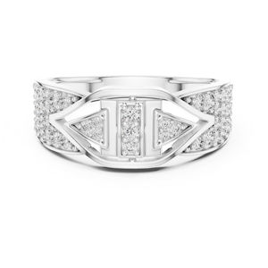 Bague de fiançailles en or jaune 14 carats avec diamant rond brillant de 0,61 carat cultivé en laboratoire, certifié IGI, pour femme |   Nouveau diamant cultivé - Product Image 3