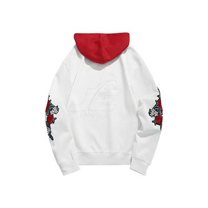 Winter Streetwear Basics Hoodies para hombres 100% algodón con diseño bordado cálido y elegante - Product Image 2