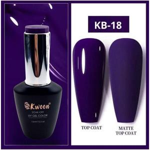 Vernis à ongles gel professionnel KWEEN 15ML, série violet brillant sans résidu, kit de manucure UV/LED à retirer par trempage - Product Image 3