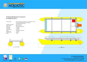 Catamarán Insumergible de la MEJOR CALIDAD KT565821, Material HDPE para 10-15 Personas, para Transporte, Pesca, Entretenimiento - Product Image 3
