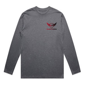 Camiseta de manga larga informal deportiva para gimnasio para hombre, camiseta de estilo Hip Hop, ropa de talla grande, cuello corto, camisetas de manga larga, camisetas informales - Product Image 1