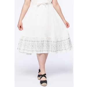 Vente en gros de robe d'été pour filles avec manches courtes, style décontracté, robe d'été imprimée au genou, fabricant OEM/ODM - Product Image 2
