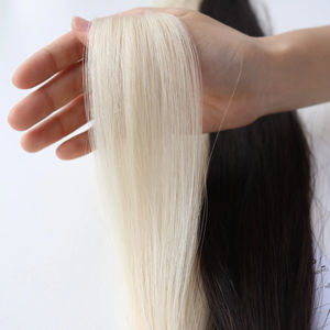 Extensions de cheveux en vrac de haute qualité, 100 grammes 8 pouces, cheveux vietnamiens doublement étirés, vente en gros - Product Image 1