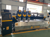 Machine de gravure sur pierre CNC 3 axes XIANDA PEM-3020, commande PLC, moteur 5,5 kW, graveur de marbre/granit plat haute précision