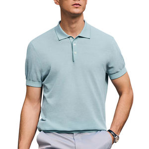 เสื้อยืดผ้าคอตตอนถักสำหรับใส่ลำลองทรงพอดีตัวทำจากผ้าฝ้าย100% โลโก้ตามสั่ง - Product Image 4