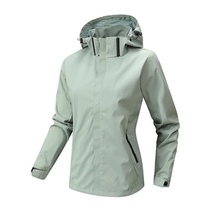 Veste d'extérieur à blocs de couleurs avec coque dure coupe-vent et imperméable aux couleurs contrastées pour l'alpinisme - Product Image 6