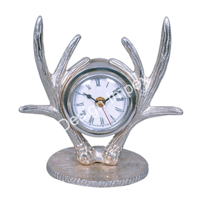 Reloj de Escritorio de Lujo Estilo Alas Doradas, Reloj de Mesa Decorativo con Base en Forma de Corazón, Reloj Despertador Decorativo para Habitación, Artículos de Regalo Novedosos - Product Image 6