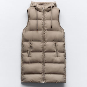 Gilet matelassé à capuche personnalisé et tendance pour temps froid, gilet matelassé de haute qualité respirant et de qualité supérieure pour hommes - Product Image 6