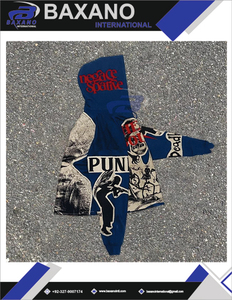 Sweat à capuche Hell Bound Graphic Winter Hoodie Coupe Classique Streetwear Pull-over Bleu Imprimé Gothique Y2K Logo Personnalisé - Product Image 6