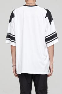 Baggy Football Shirts 100% Polyester Oversize Football Jersey Top Drop Shoulder V-Neck Sports Football Jersey Shirts - Product Image 2