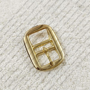 M Matériau en cuivre Double barre Halter pour boucle Ceintures en cuir véritable TT-7657 - Product Image 2